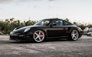 Porsche 911 Turbo on Vossen Wheels (VWS-3) 2018 года